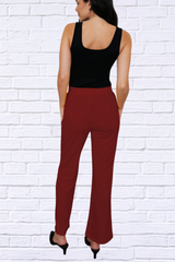 Jenna Elastic Waist Bootcut Pants