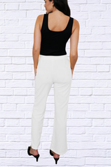 Jenna Elastic Waist Bootcut Pants