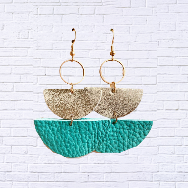 Elegant Geometrical Shape Dangle Earrings
