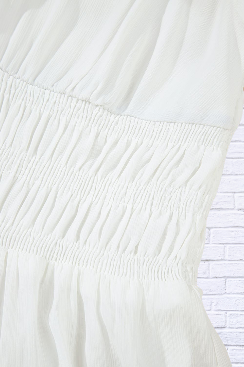 V-Neck High Waist Cami Dress