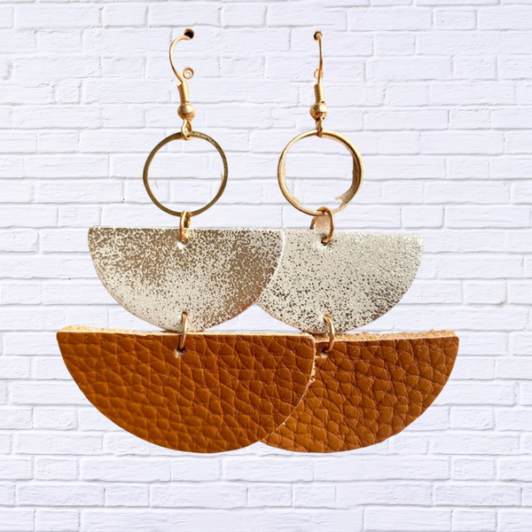 Elegant Geometrical Shape Dangle Earrings