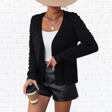 Open Front Long Sleeve Cardigan