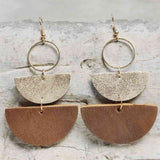 Elegant Geometrical Shape Dangle Earrings