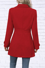 Jamie Collared Neck Button Up Coat