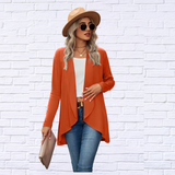 Open Front Light Weight Long Sleeve Cardigan