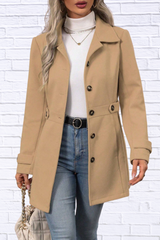 Jamie Collared Neck Button Up Coat