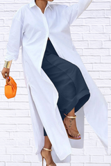 Plus Size Wide Leg Pleated Detail Cropped Pants
