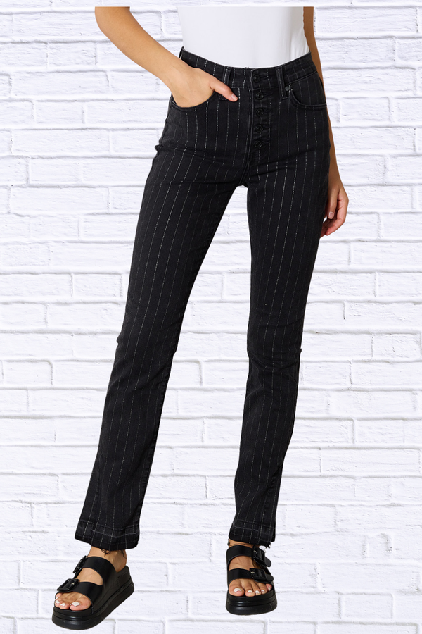 Striped Pants with Pockets