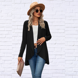 Open Front Light Weight Long Sleeve Cardigan