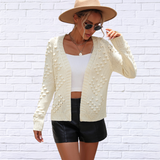 Open Front Long Sleeve Cardigan