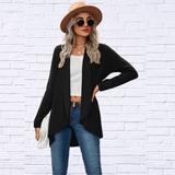 Open Front Light Weight Long Sleeve Cardigan