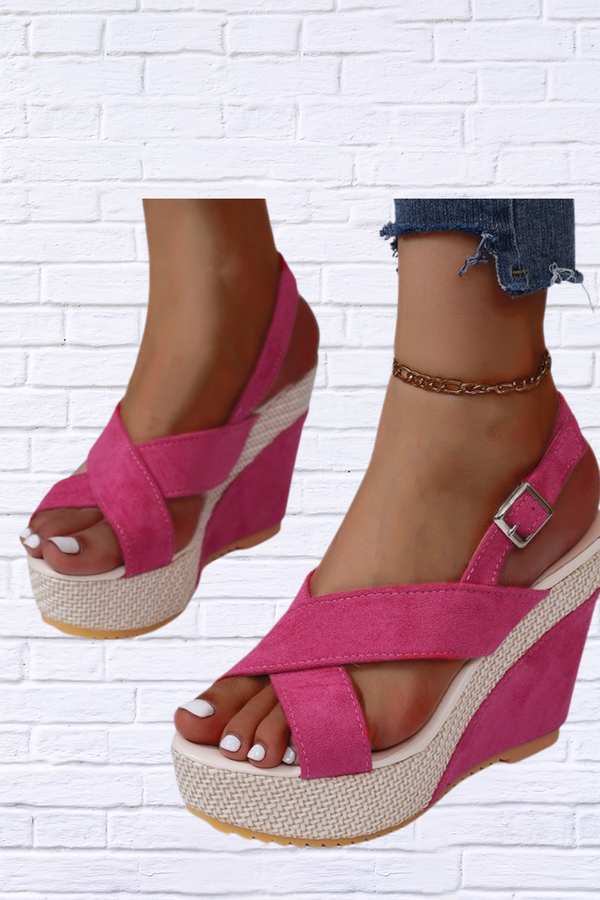 Open Toe Wedge Sandals – Effortless Elevation for Every Step