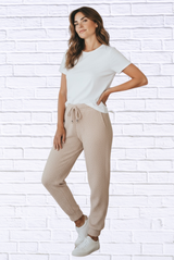 POL Cozy Textured Jogger Pants