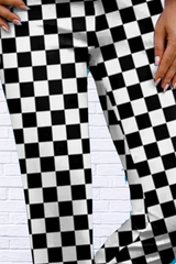 Checkered Skinny Capris