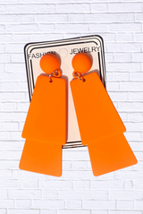 Untitled Bold Geometric Drop Earrings – Statement Fashion Jewelry