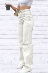 High-Waisted Wide Leg Jeans