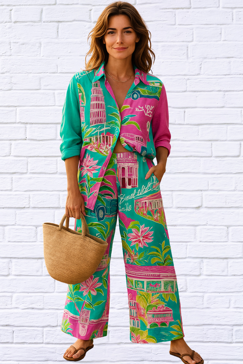New Fashionable Casual Long Sleeved Pants Set