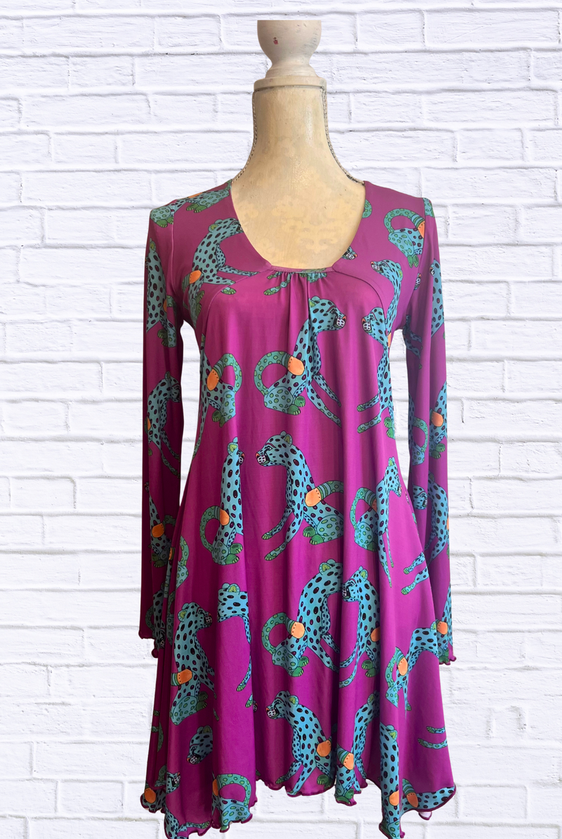 Sibella Pleated Front Long Sleeve Blouse