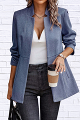Open Front Long Sleeve Blazer