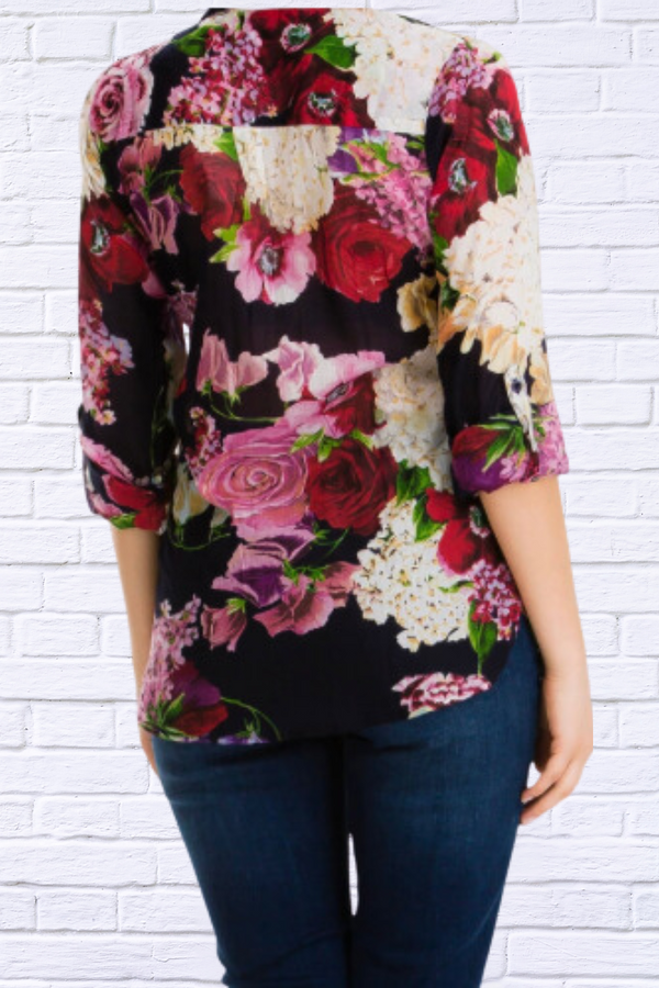 Floral printed Button-Down Shirt