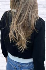 Contrast Trim Button Up Cardigan