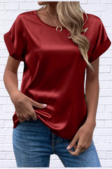 Round Neck Short Sleeve T-Shirt