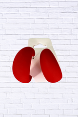 Bold Matte Hoop Earrings – Modern Statement Fashion Jewelry