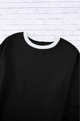 Varsity Stripe Patchwork Pullover and Pant Set