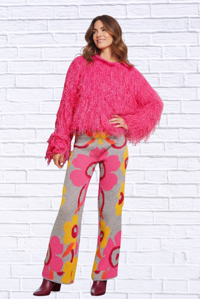 Printed Floral Pants