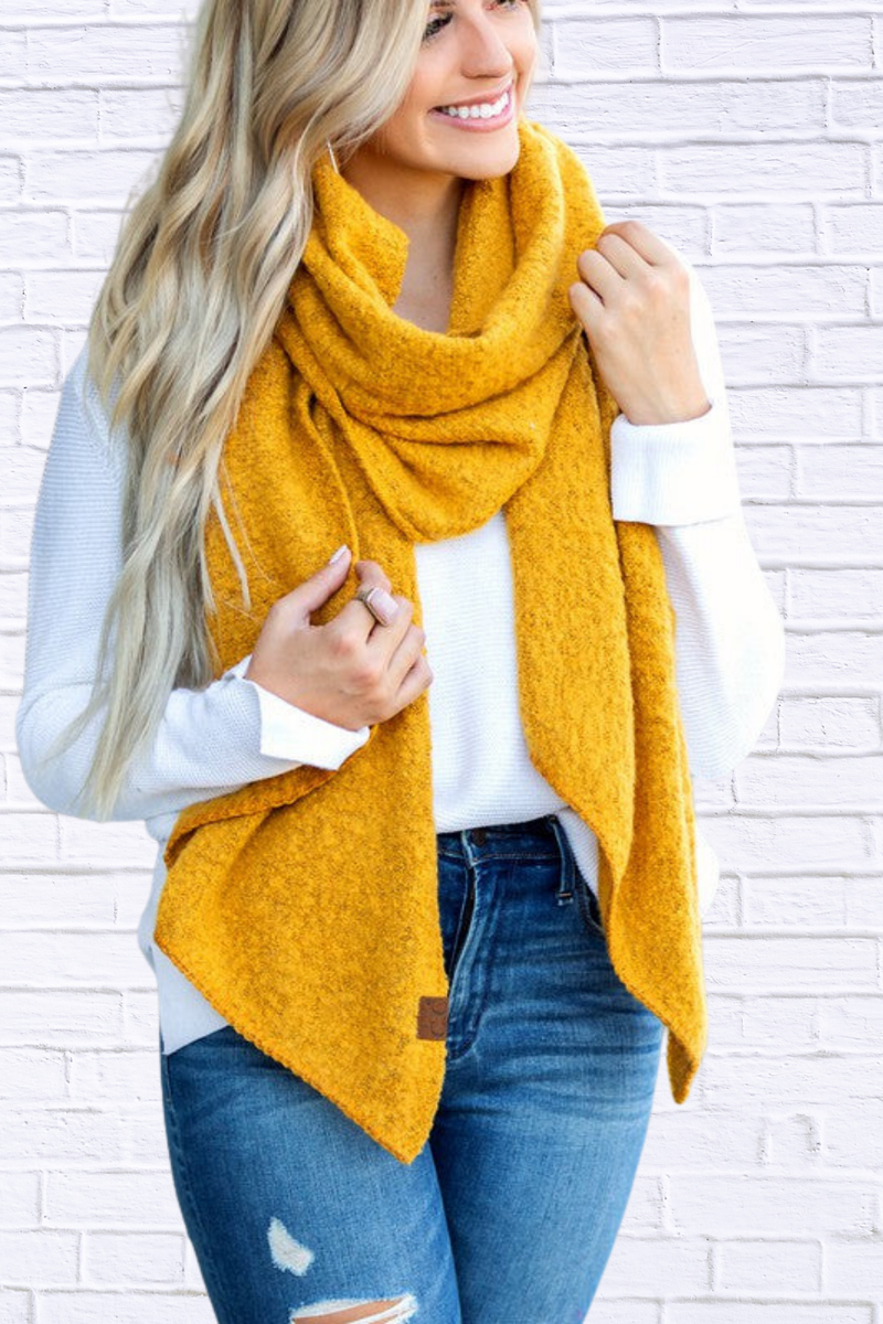 Draped Scarves