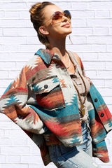 Abbey Aztec Cozy Jacket | A Unique and Stylish Take on the Classic Print