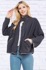 Quilt Jacket with Pockets