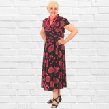 Star Wrap Dress - | Diva USA