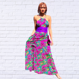 High  Neck Draw Cord Dress