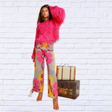 Printed Floral Pants