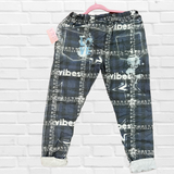 Printed Cotton Sateen Pants / Many Prints