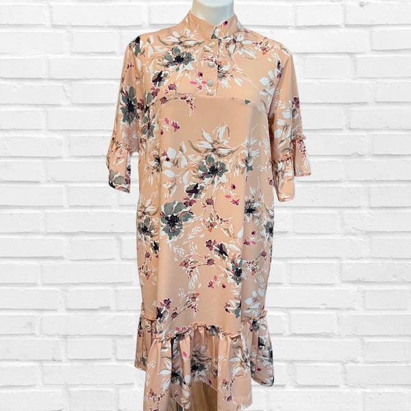 Peach Floral dress
