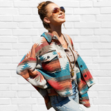 Abbey Aztec Cozy Jacket | A Unique and Stylish Take on the Classic Print