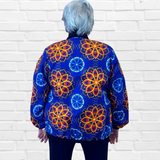 Fadia Traditional Bomber Printed Ethnic Jacket - Bold Prints | Diva USA